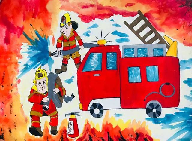 &ldquo;消防安全 伴我成長&rdquo;主題繪畫優(yōu)秀作品展播